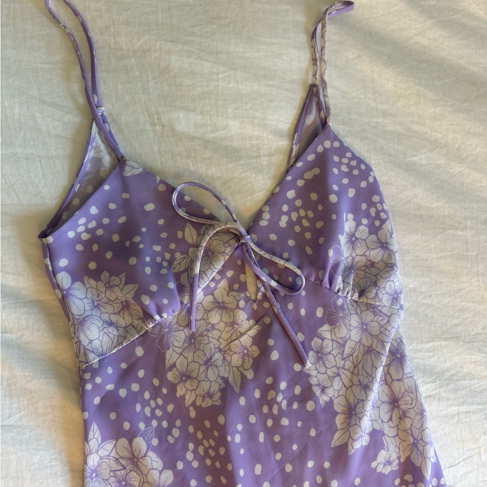 Floral Purple Women's Top